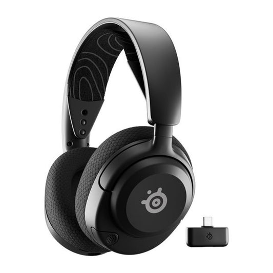 Slušalke brezžične SteelSeries naglavne z mikrofonom BT/USB-C Arctis Nova 5 črna (61670)