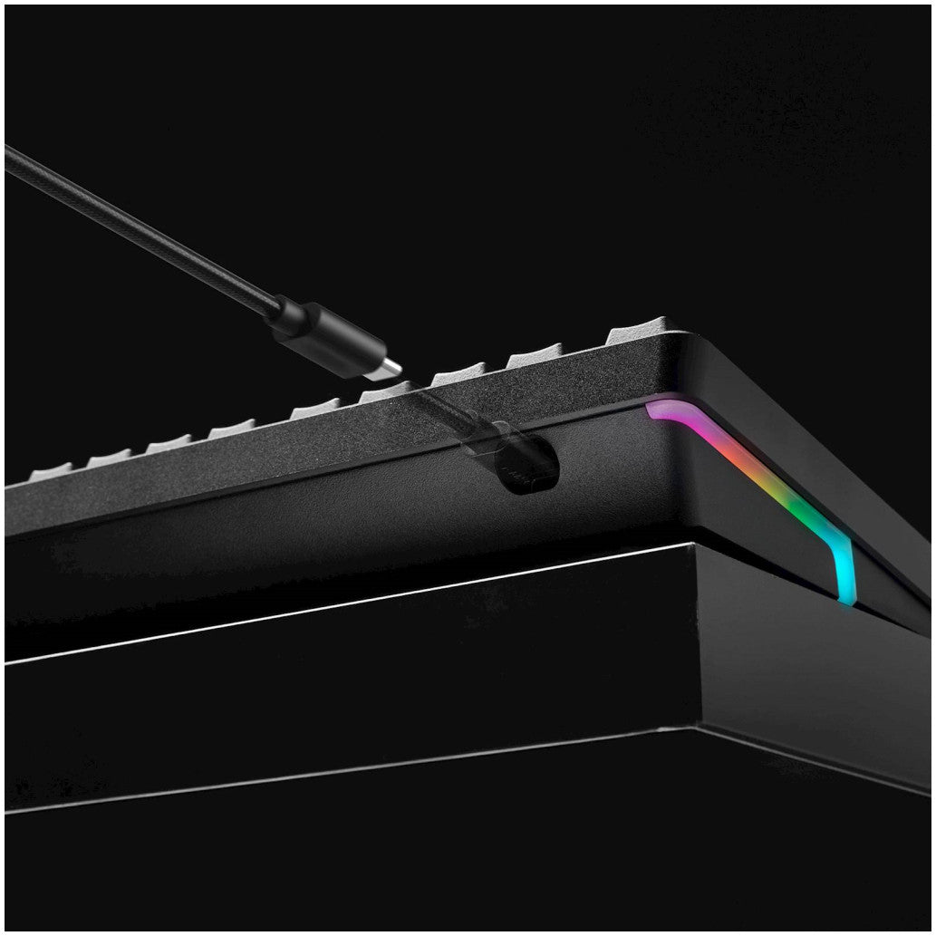 Gaming Tipkovnica USB-A HP HyperX Alloy Rise 75 | SLO gravura črna RGB (7G7A4AA#ABA)