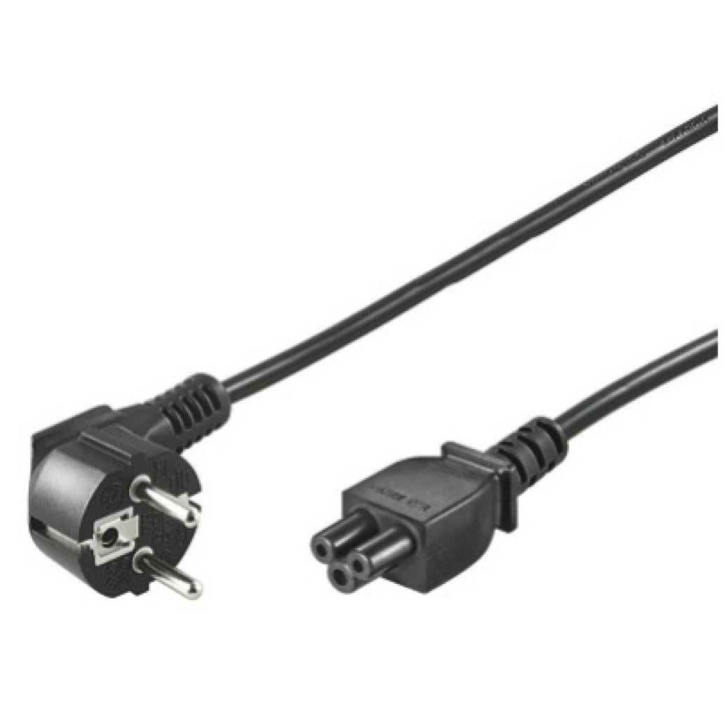 KABEL NAPAJALNI 230V Tripolar C5 1,80m Goobay črn (68004)
