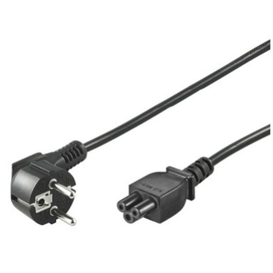 KABEL NAPAJALNI 230V Tripolar C5 1,80m Goobay črn (68004)