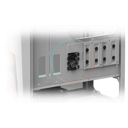 Ohišje GigaByte C301 GLASS V2 ATX - bela RGB