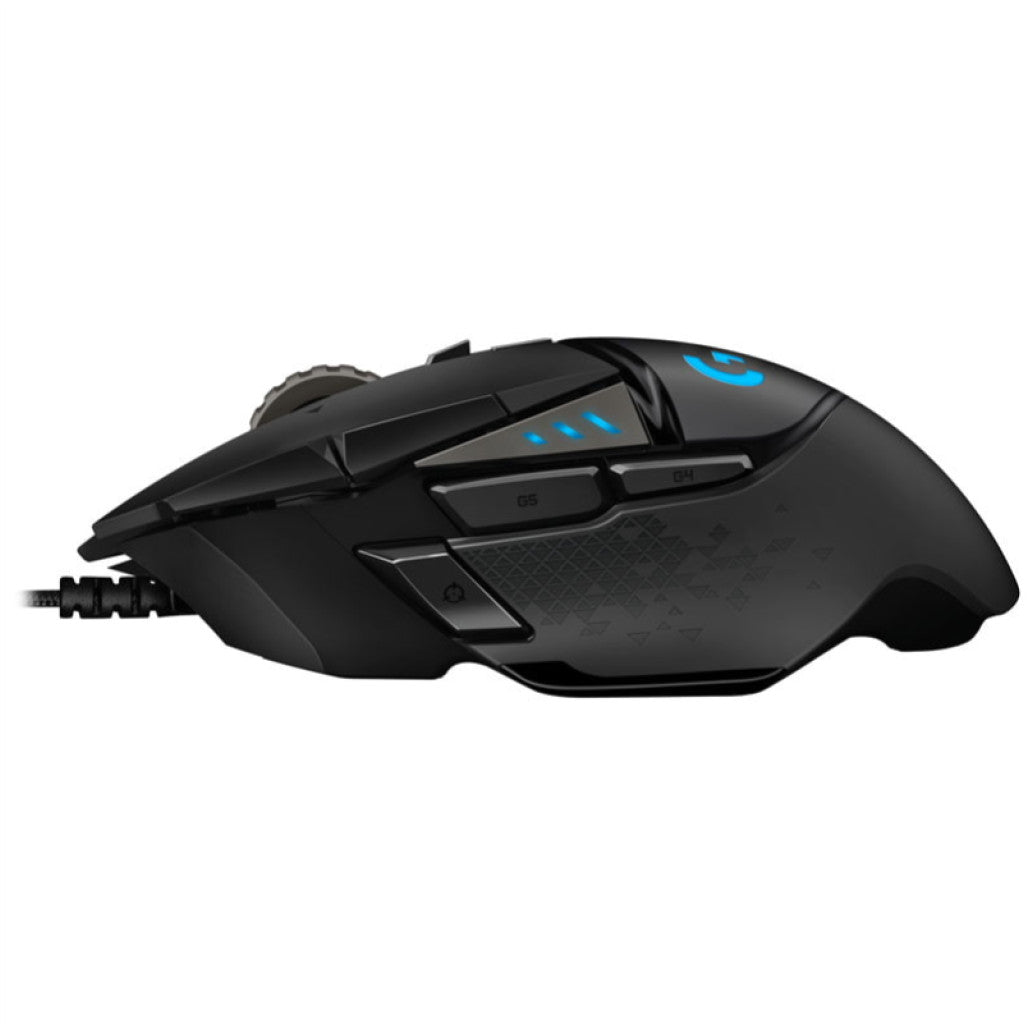 Gaming miška Žična Logitech G502 Hero, črna (910-005470)