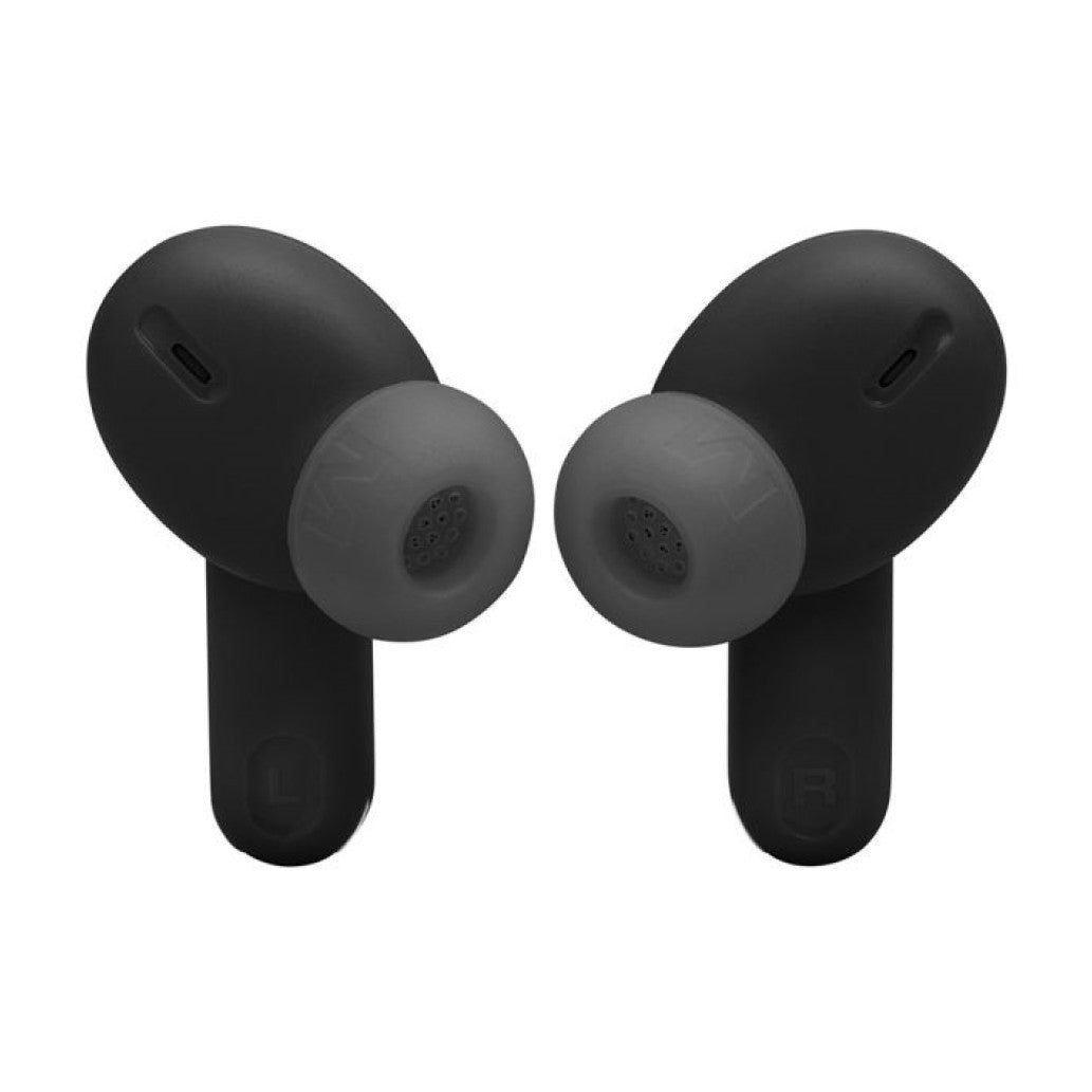 Slušalke brezžične JBL ušesne z mikrofonom BT Tune Beam 2 črna (JBLTBEAM2BLK)