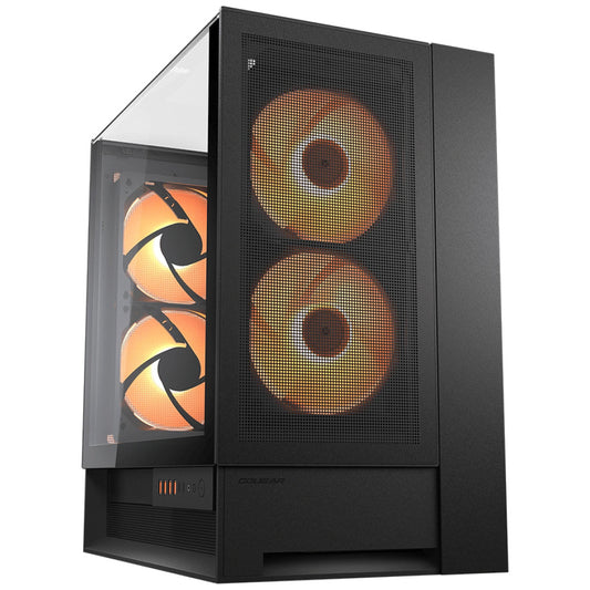 Ohišje Cougar OmnyX MidiATX - črna RGB