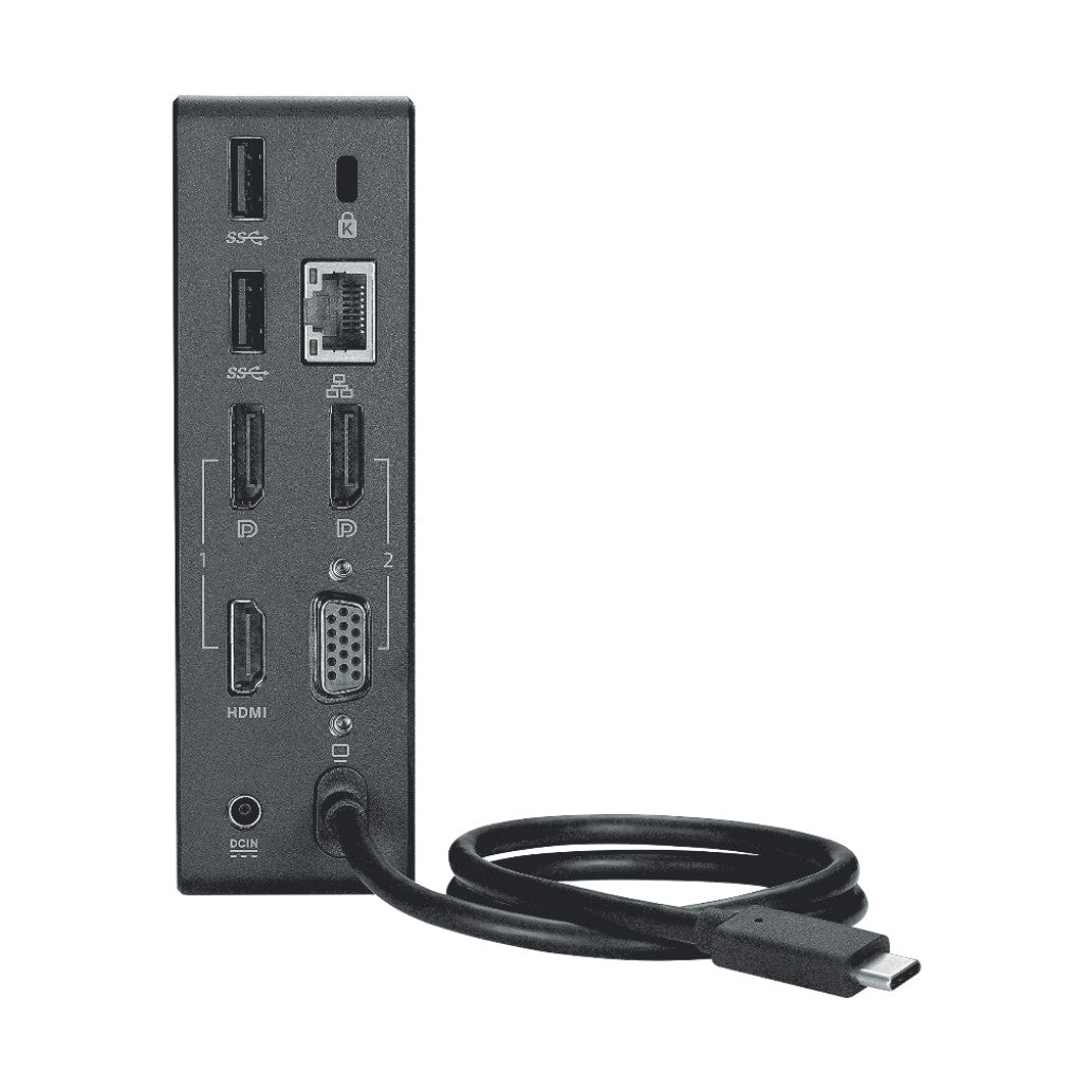 Priklopna postaja USB-C => Asus SlimPro Dock 2 1x HDMI 2xDisplayPort 1xVGA USB 2xUSB-C 180W Čitalec kartic (90NX0460-P00030)