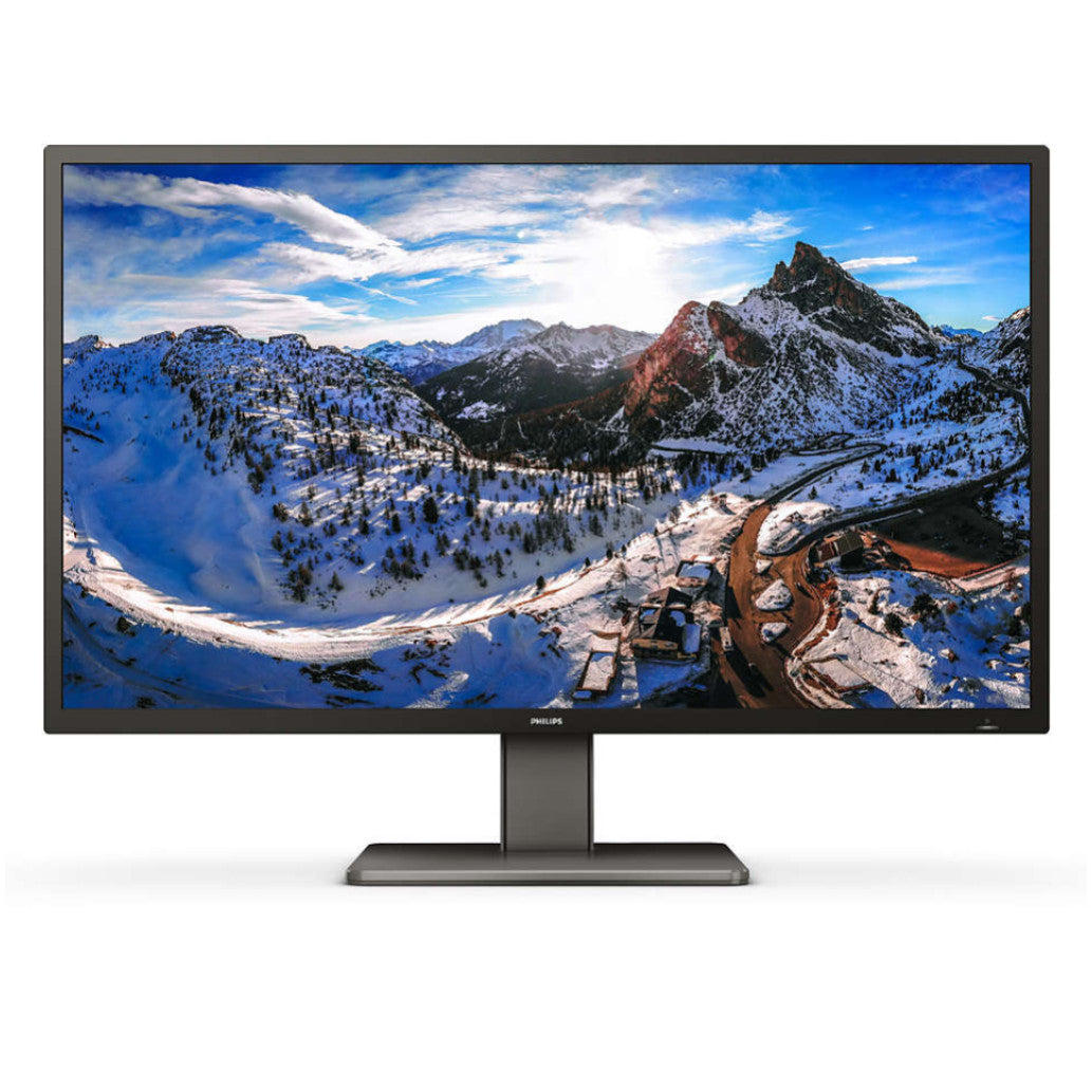 Monitor Philips 108 cm (42,5") 439P1 3840x2160 VA 4ms 3xHDMI DisplayPort USB-C 15W 3xUSB3.2 USB-C-Out HAS Zvočniki 2x5W  3H sRGB126% SeparateSync RJ45 KVM RS-232 HDR400 SerijaP