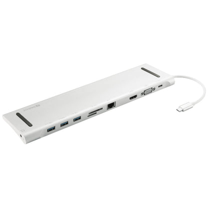 Priklopna postaja USB-C => Sandberg USB-C 10 v 1 Docking postaja za prenosnike