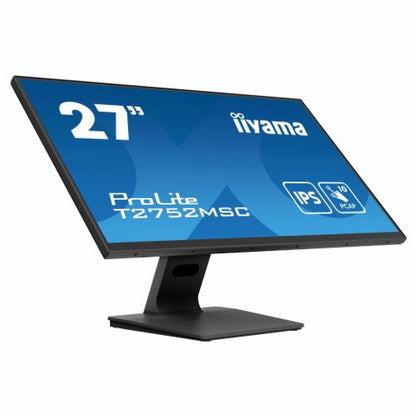 Monitor touch Iiyama 68,6 cm (27,0") T2752MSC-B1 1920x1080 POS IPS 5ms HDMI DisplayPort 2xUSB3.2 Zvočniki  7H ProLite