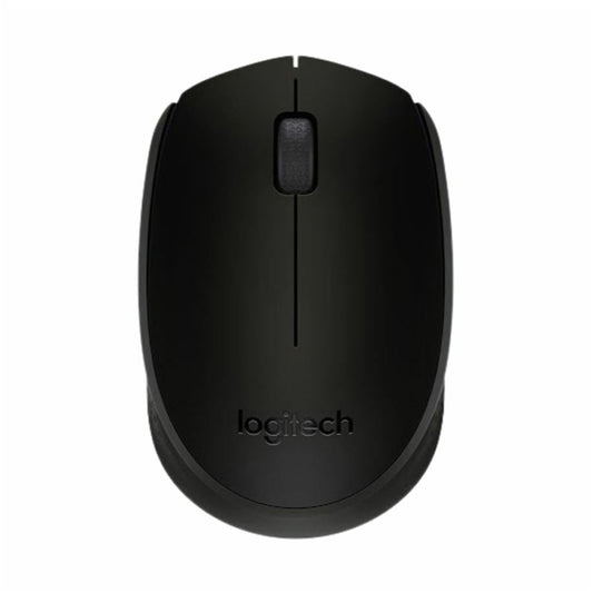 Miš Logitech brezžična optična za notesnike B170 siva (910-004798)
