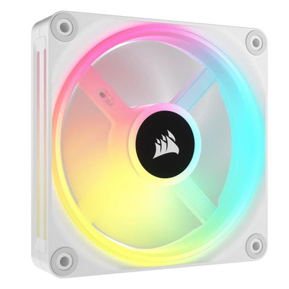 Ventilator Corsair iCUE LINK QX120 120mm bela RGB (3-pack )