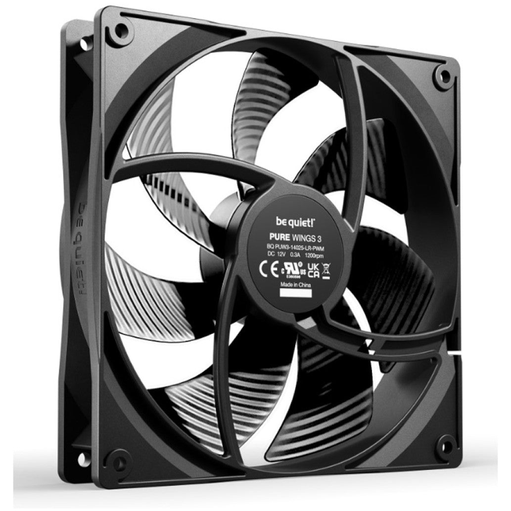 Ventilator be quiet! Pure Wings 3 140mm črna