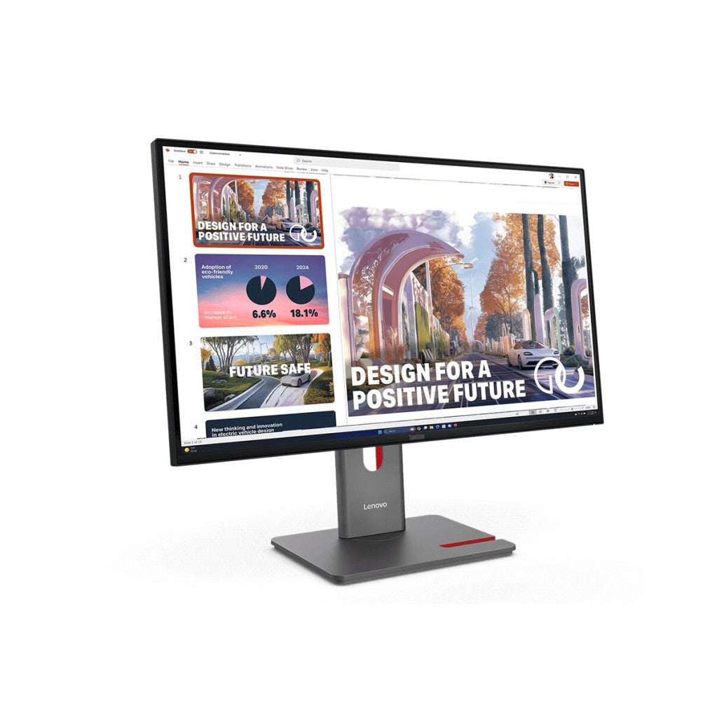 Monitor Lenovo 68,6 cm (27,0") P27QD-40 2560x1440 120Hz IPS 4ms HDMI DisplayPort USB-C 140W DP-Out 4xUSB3.2 USB-C-Out Pivot  DCI-P3-98% RJ45 KVM ThinkVision