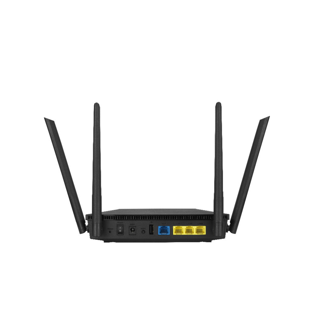 Usmerjevalnik brezžični Asus RT-AX53U WiFi6 802.11ax AX1800 1201Mbit/s MU-MIMO OFDMA dualband 3xLAN 4x antena (90IG06P0-MO3510)