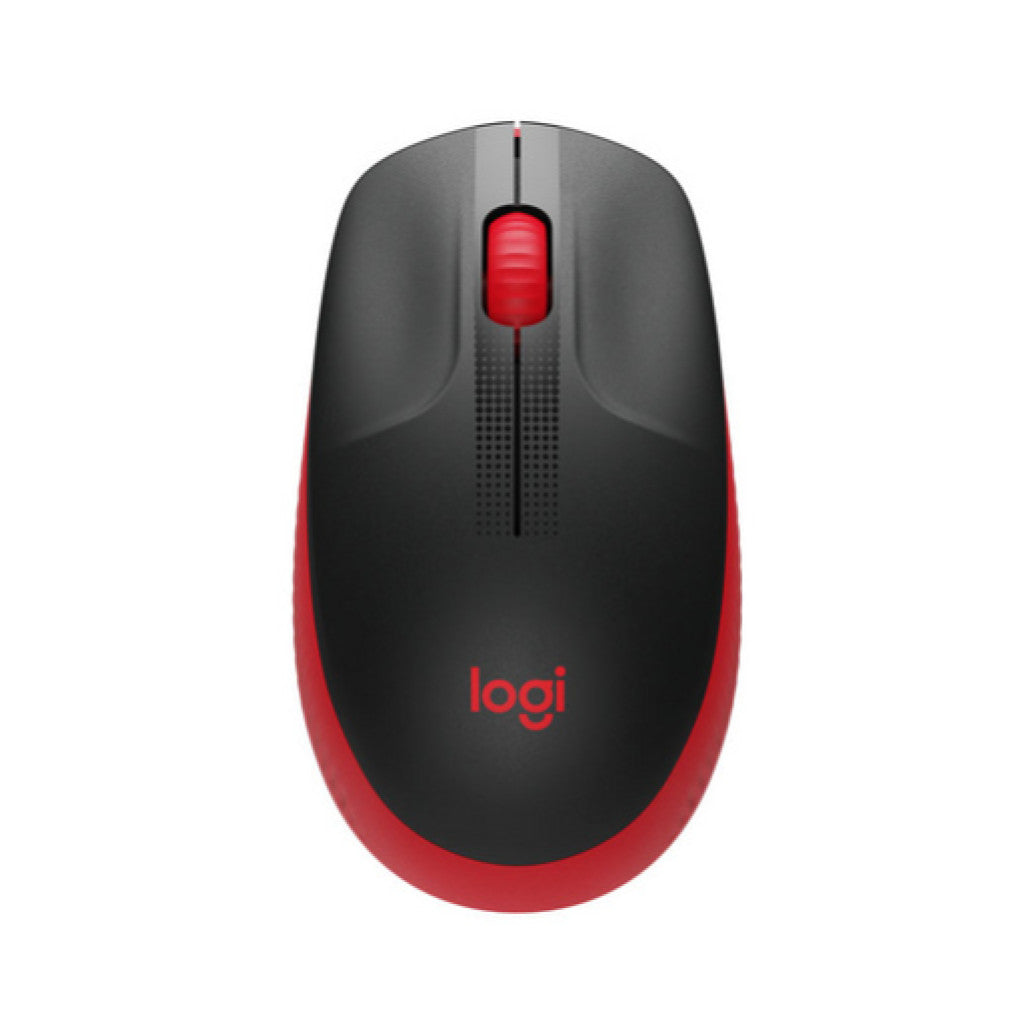 Miš  Logitech NoteBook Brezžična M190 optična rdeča (910-005908)