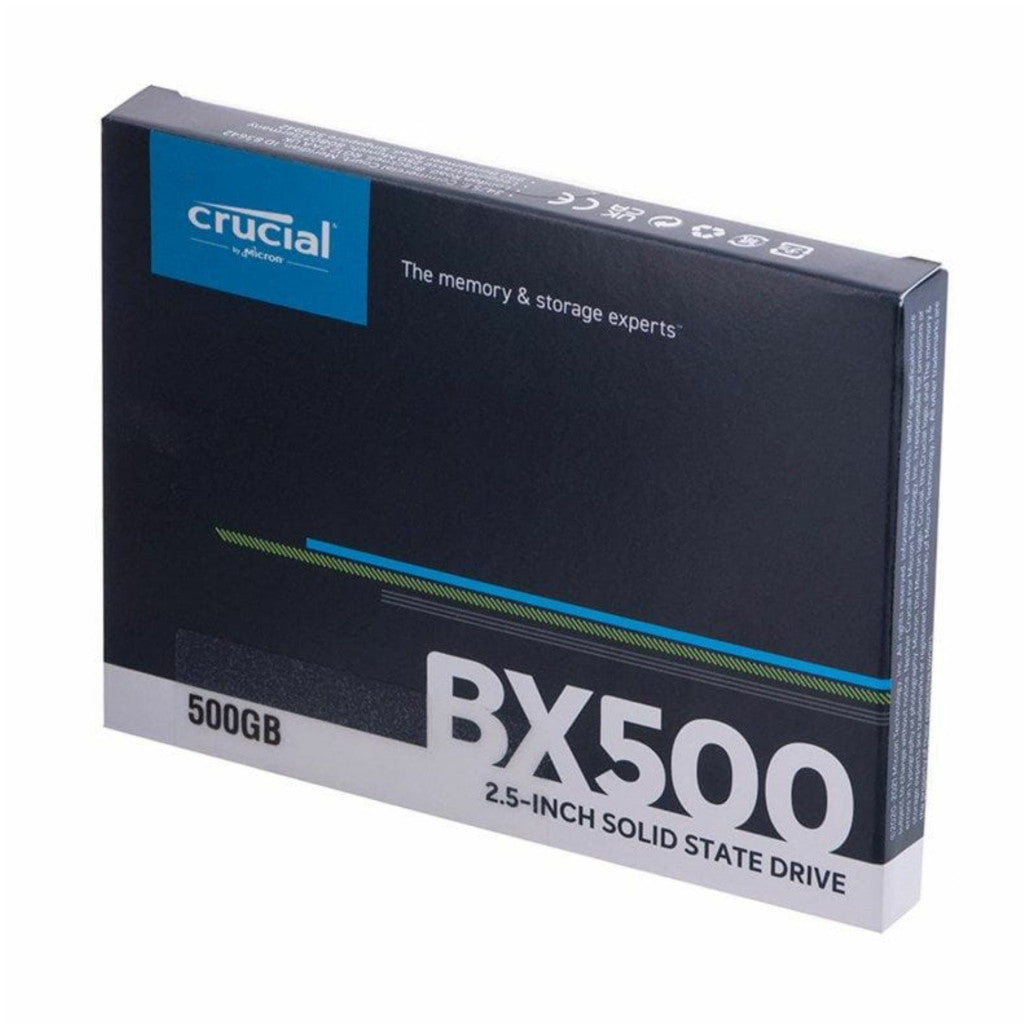 Disk SSD 6,4cm (2,5") SATA3 500GB Crucial BX500 2,5" 550/500MB/s (CT500BX500SSD1)