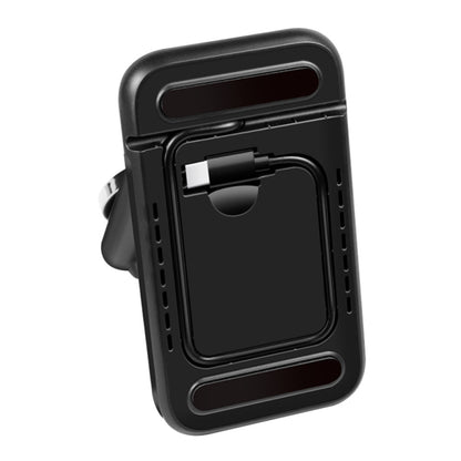 Brezžična polnilna postaja LogiLink 4v1 za pametni telefon, Apple in Samsung watch, AirPods, črna (PA0292)