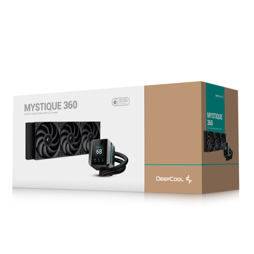 Vodno hlajenje DeepCool MYSTIQUE 360 - 360mm črna (R-LX750-BKDSNMP-G-1)