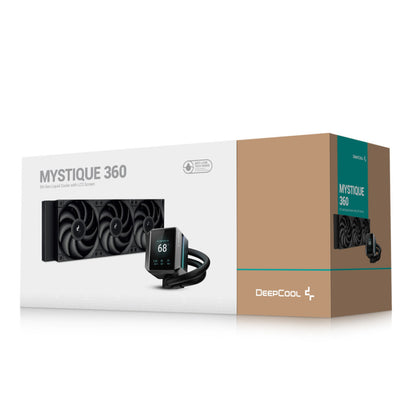 Vodno hlajenje DeepCool MYSTIQUE 360 - 360mm črna (R-LX750-BKDSNMP-G-1)