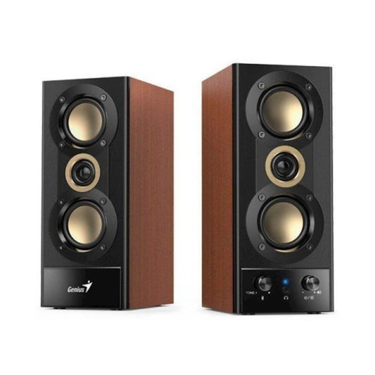 Zvočniki Genius SP-HF800BT 20W 2.0 (črna-rjava)