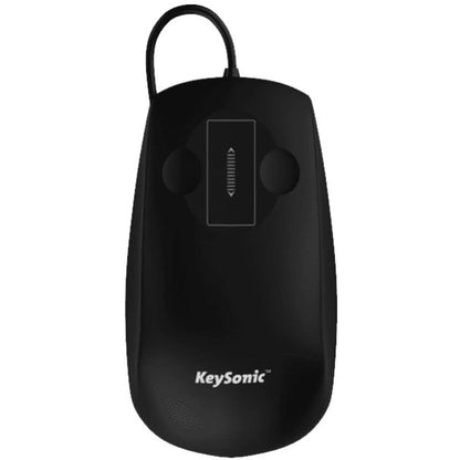 Miš Keysonic USB-A KSM-5030M-B  medicinska, industrija, čisti prostori črna IP68 1000DPI (60865)