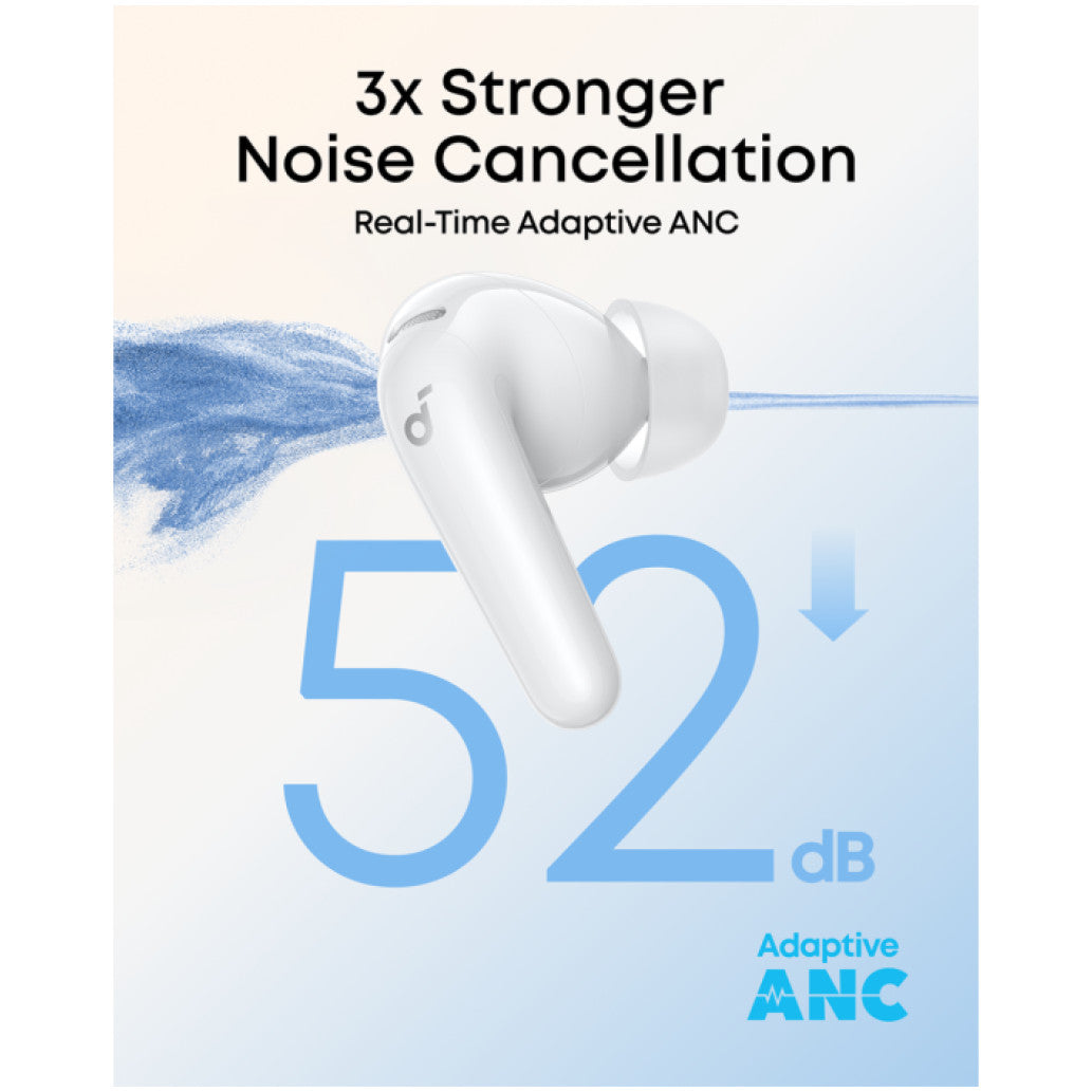 Slušalke brezžične Anker ušesne z mikrofonom BT Soundcore R60i NC bele (D1202G21)