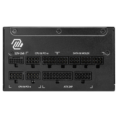 Napajalnik - 1250W MSI MAG A1250GL 80Plus Gold 90% ATX 3.1 (Gen5) Modular 120mm črna (306-7ZP9A11-CE0)
