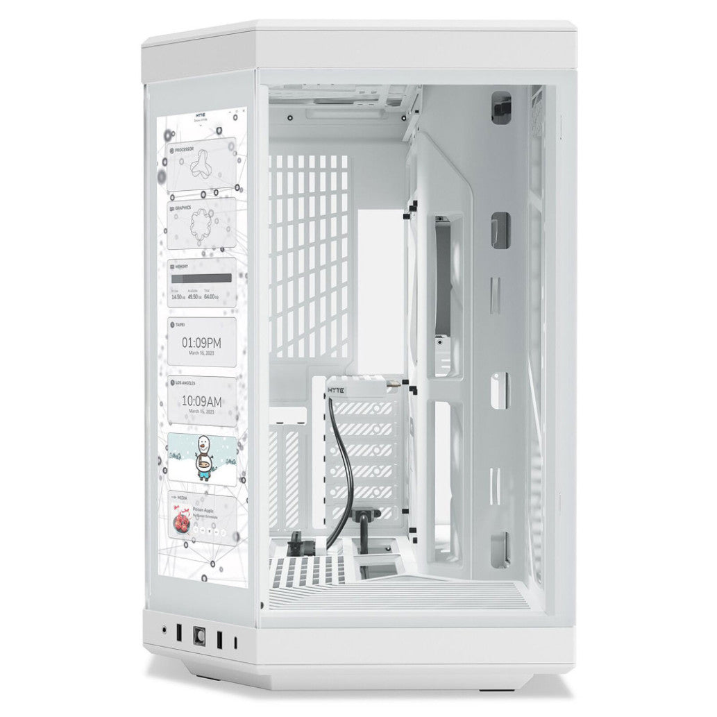 Ohišje Hyte Y70 Touch ATX - bela