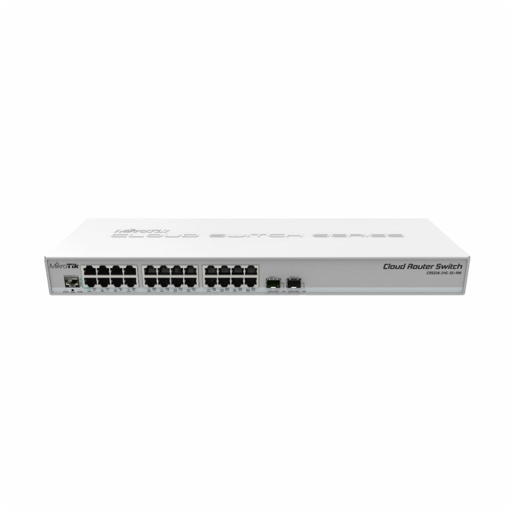 STIKALO 24-PORT 2xSFP Mikrotik Cloud 100/1000 Managed Rack (CRS326-24G-2S+RM)