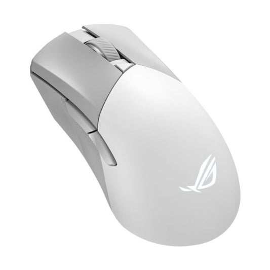 Miš Asus brezžična ROG Gladius III AimPoint optična gaming 36000DPI RGB bela (90MP02Y0-BMUA10)