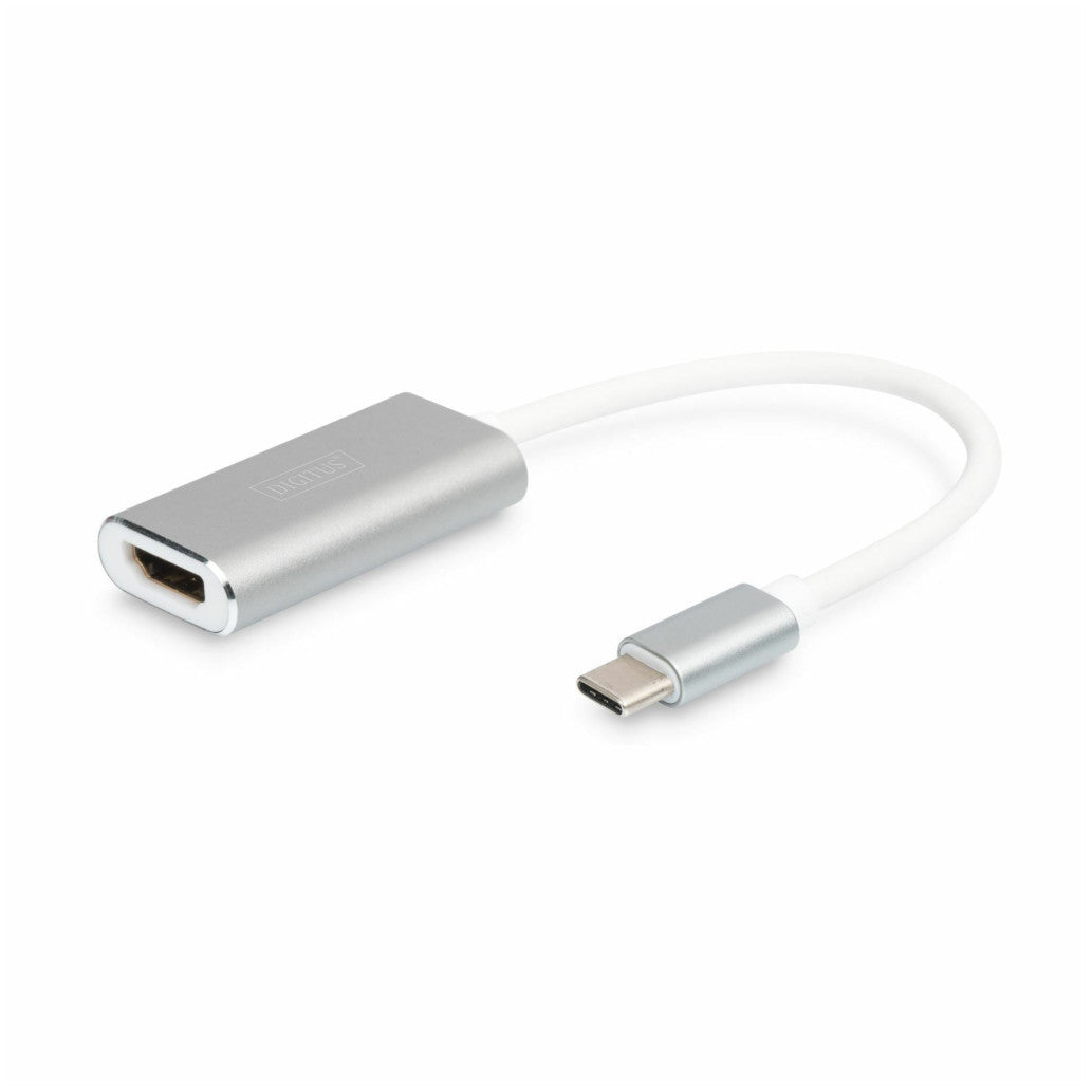 Video adapter zunanji USB-C => HDMI Digitus 4K 20cm DA-70836