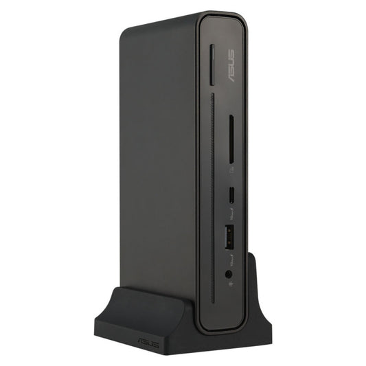 Priklopna postaja USB-C => Asus DC301 1xHDMI 2xDisplayPort 3xUSB3.2 USB-C 90W 1xLAN čitalec kartic SD/microSD 1x3,5mm ()