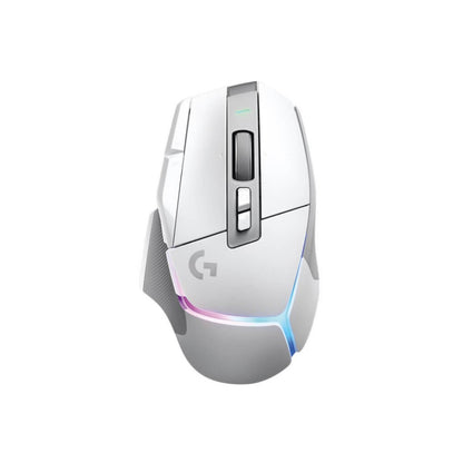 Miš Logitech brezžična G502 X Plus Premium optična gaming bela LightSpeed 25600DPI RGB (910-006171)