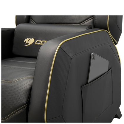 Stol gaming Cougar Sofa ranger S Royal črno-zlat (CGR-RANGER S-RY)