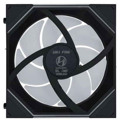 Ventilator Lian-Li UNI FAN SL-INF Wireless Reverse blade 120mm črna ARGB (3 pack + kontroler)