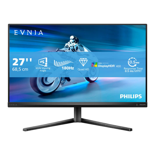 Monitor Philips 68,6 cm (27,0") 27M2N5500/00 2560x1440 Gaming 180Hz IPS 0,5ms 2xHDMI DisplayPort Pivot  3H DCI-P3-93% FreeSync G-Sync Compatible HDR400 Evnia5000