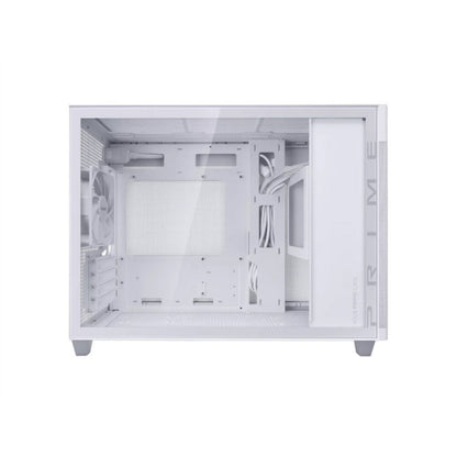 Ohišje Asus Prime AP201 - Seklena stranica miniATX - bela