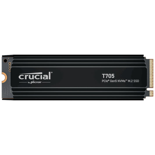 Disk SSD M.2 NVMe PCIe 5.0 1TB Crucial T705 2280 13600/10200MB/s s hladilnikom (CT1000T705SSD5)