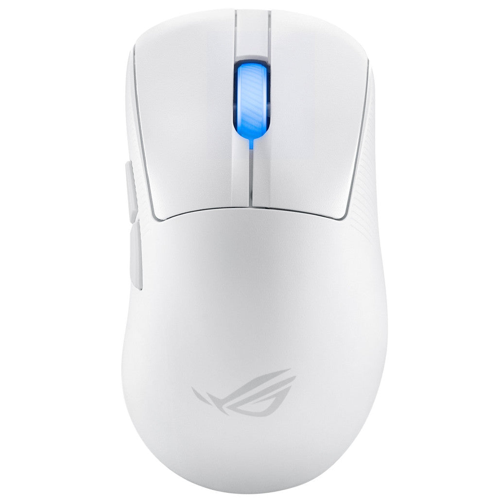 Miš Asus brezžična + Bluetooth USB-C Keris II Ace optična gaming AimPoint 4200DPI bela (90MP03N0-BMUA10)