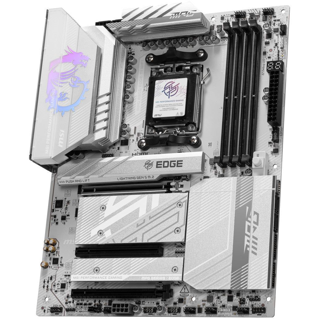 Osnovna plošča AM5 MSI MPG B850 Edge TI WiFi ATX 1xHDMI