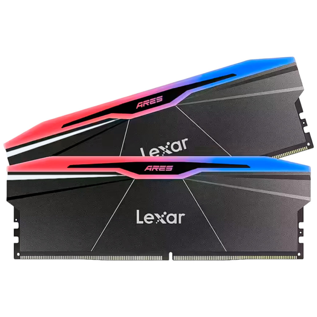 DDR5 32GB 6000MHz CL30 KIT (2x16GB) Lexar RGB Ares XMP3.0 1,4V črna (LD5U16G60C30BR-RGD)