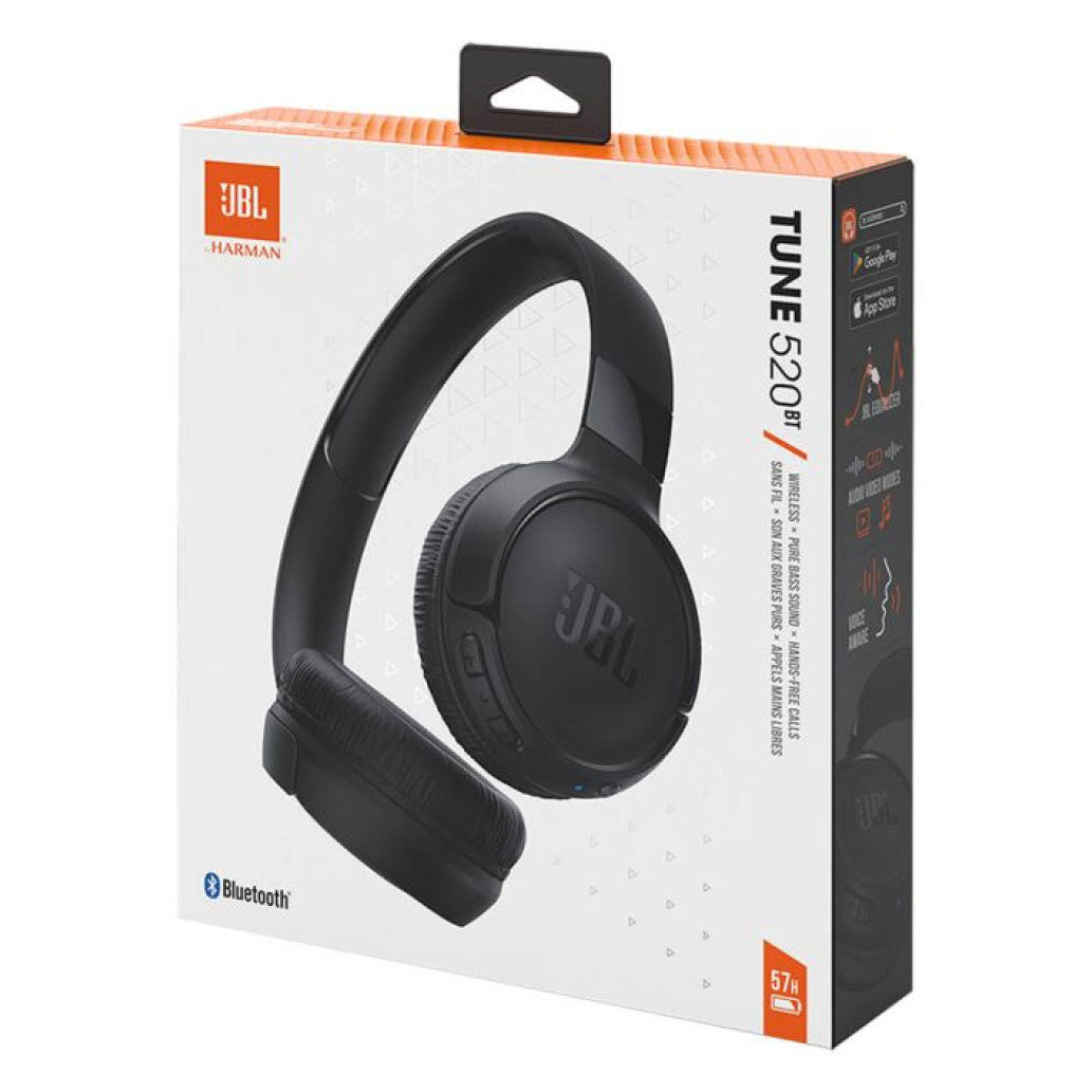 Slušalke brezžične JBL naglavne BT 525BT črne (JBLT525BTBLK)