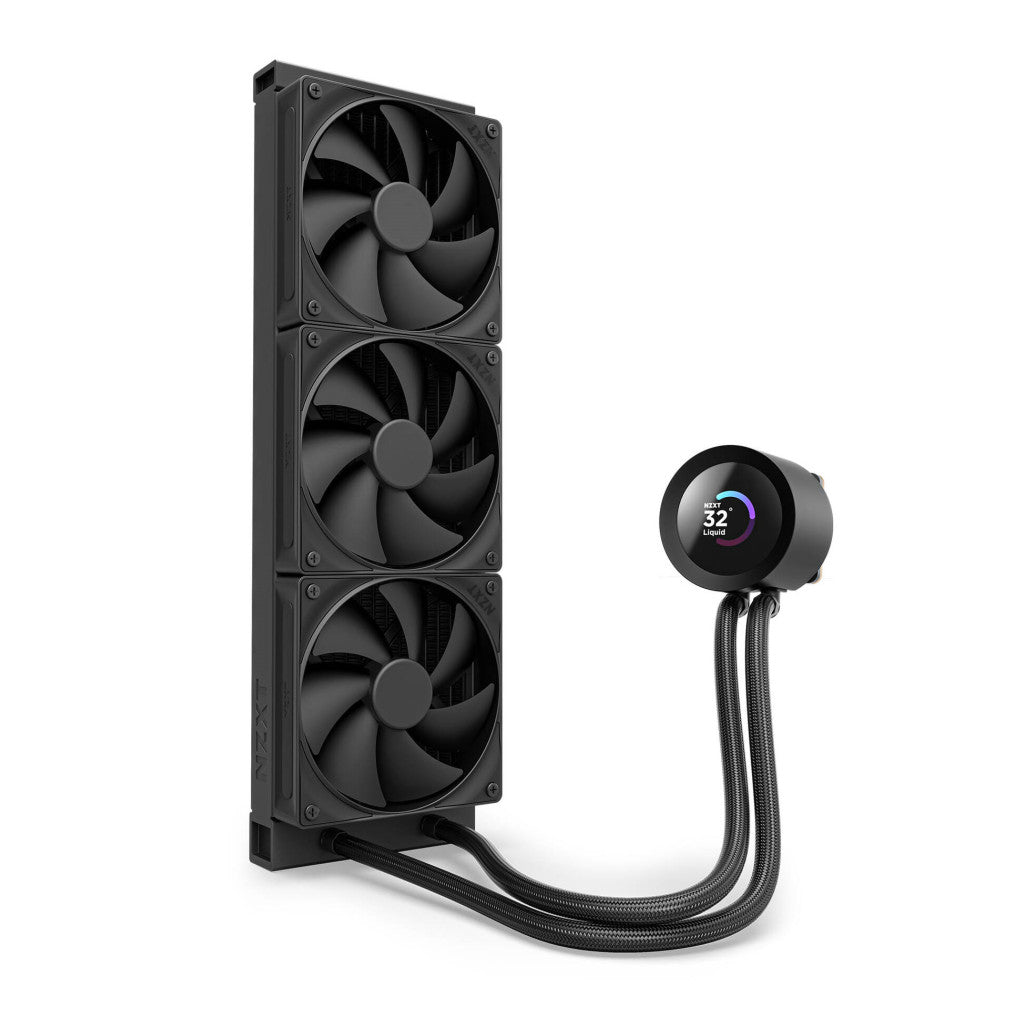 Vodno hlajenje NZXT Kraken Plus - 360mm črna (RL-KN360-B2)