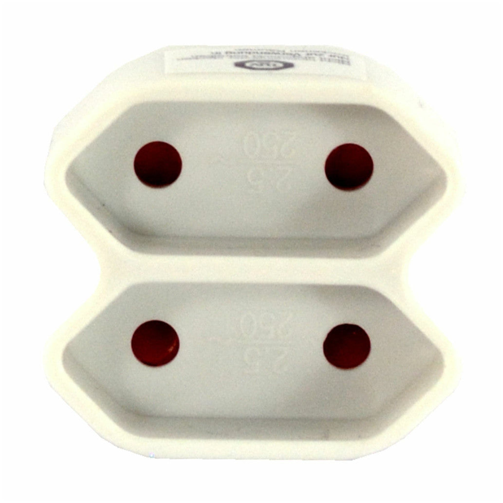 Razdelilec Bachmann 2x220V stikalo - bel (921.271)