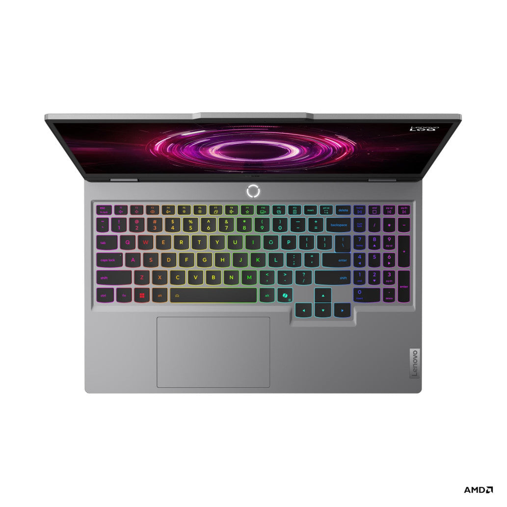 Prenosnik Lenovo 39,6 cm (15,6") LOQ 15 1920x1080 IPS G-SYNC 300nit 144Hz Ryzen 7 250/16GB/SSD1TB/BL RGB/RTX5060-8GB/Win11Home (83JG004MSC)