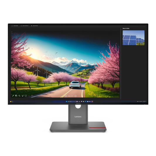 Monitor Lenovo 80 cm (31,5") 64A8GAT2EU 3840x2160 120Hz IPS 4ms HDMI DisplayPort DP Thunderbolt4 USB-C 140W DP-Out Thunderbolt4-Out 4xUSB3.2 USB-C-Out Pivot  DCI-P3-98% RJ45 KVM HDR10 ThinkV.