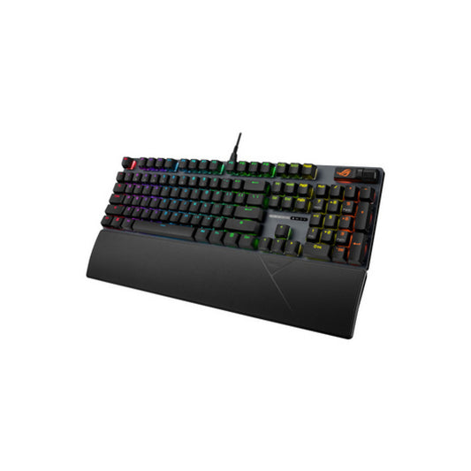 Gaming Tipkovnica Žična USB-C/A Asus ROG Strix Scope II X NX Snow V2 US | črna RGB (90MP03XF-BKUA20)