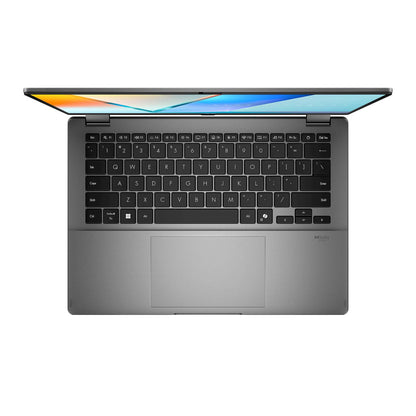 Prenosnik Asus 35,5 cm (14,0") Vivobook 14 Flip 1920x1200 OLED na dotik 300nit Ultra 7-258V/32GB/SSD1TB/BL/AI Chip: 47 TOPs/ALU-ABS/Intel Arc 140V/Win11Home (90NB14Y1-M00JC0)