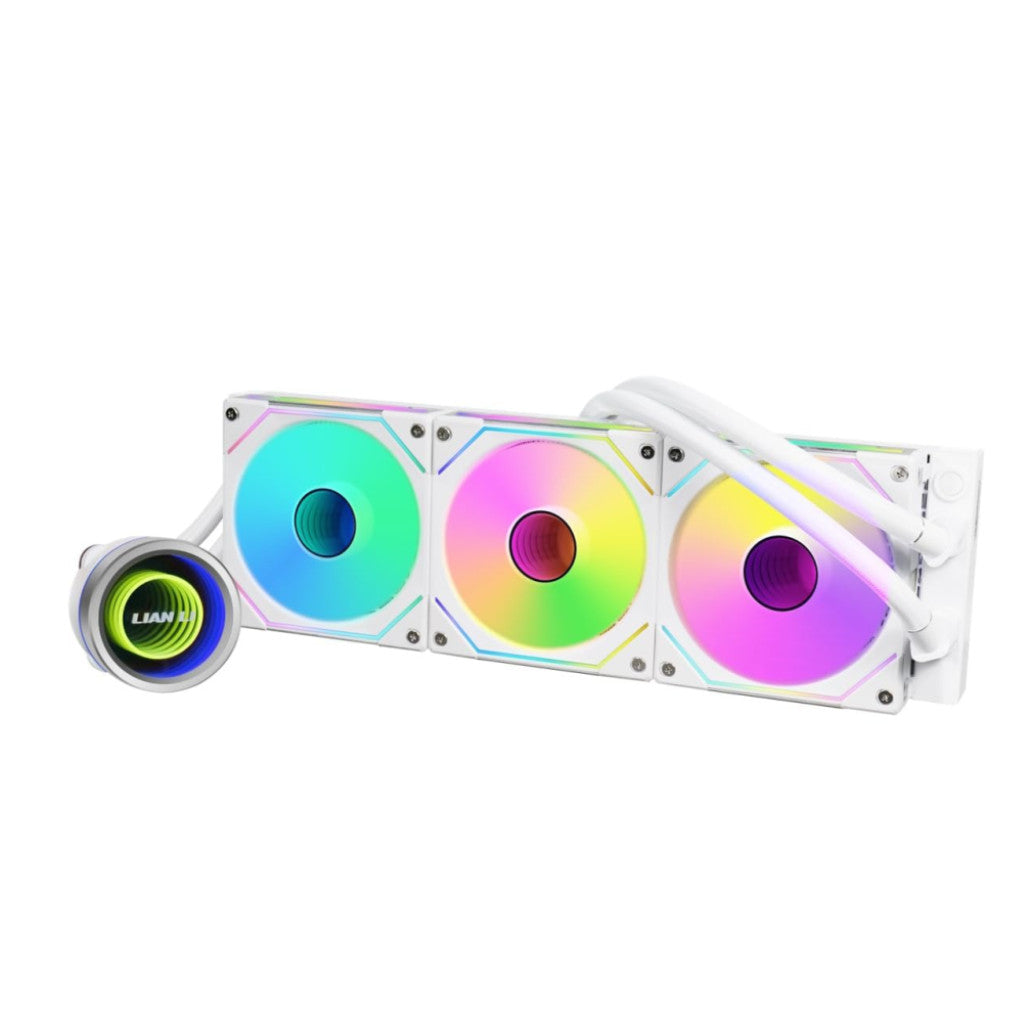 Vodno hlajenje Lian-Li GALAHAD II Trinity 360 - 360mm ARGB bela (GA2T36W)