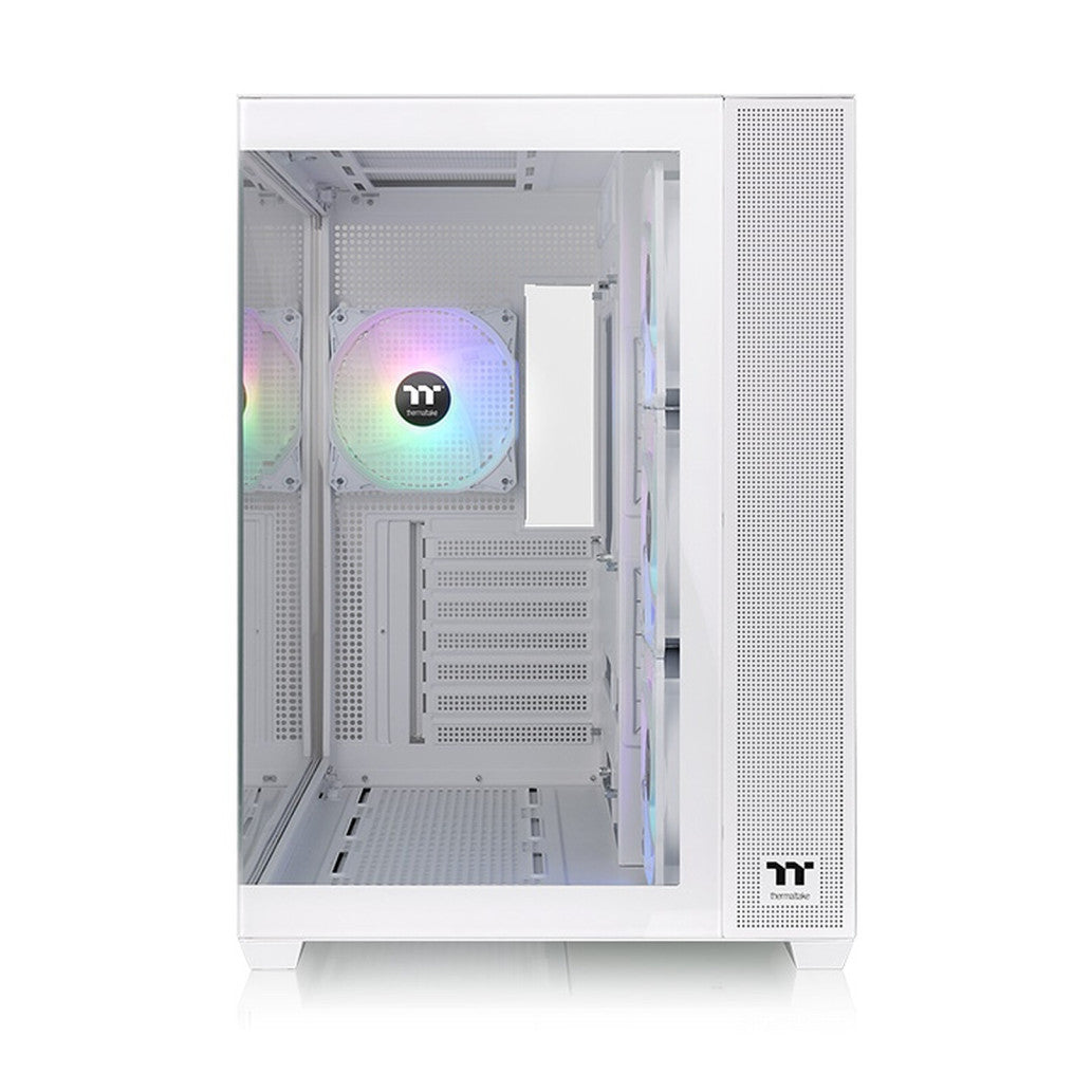 Ohišje Thermaltake View 380 TG MidiATX - bela ARGB