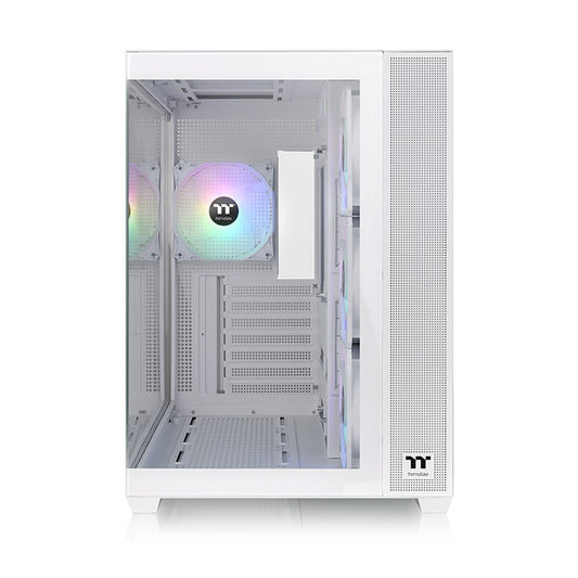Ohišje Thermaltake View 380 TG MidiATX - bela ARGB